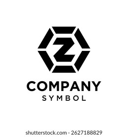 Unique Letter Z Monogram Logo, suitable for any business with initials Z