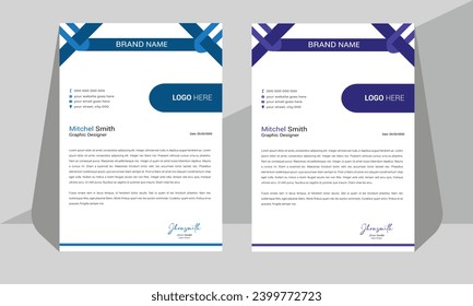 Unique Lettherhead Design a4 size
