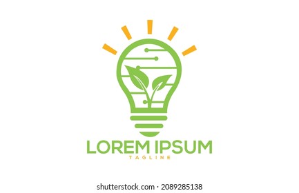 Logotipo único de luz Logo vectorial y abstracto moderno y minimalista