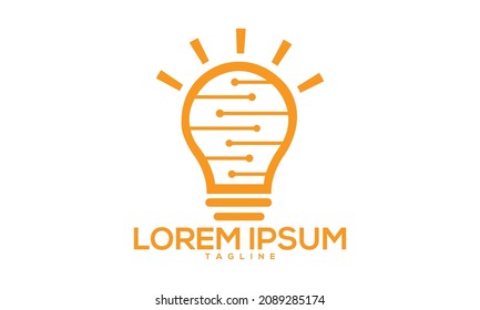 Unique light logo Modern and minimalist vector and abstract logo