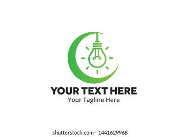 unique lightbulb idea simple logo creative design in flat style with color . light bulb idea logo creative design for identity and business