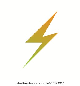Unique Lightening II Vector Glyph Icon