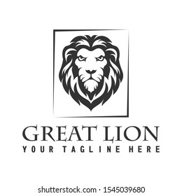 Unique lion head with very fierce image graphic icon logo design abstract concept vector stock. Can be used as a symbol related to animal.