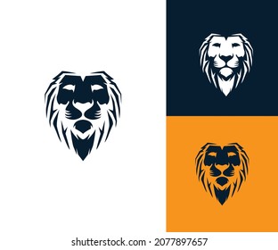 unique lion logo design eps