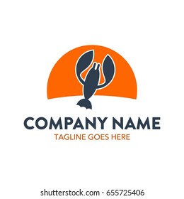 Unique Lobster Logo Template