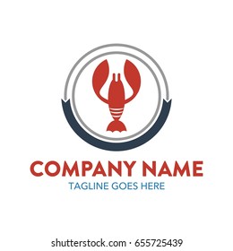 Unique Lobster Logo Template
