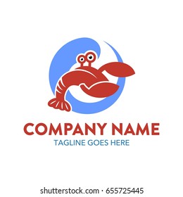 Unique Lobster Logo Template