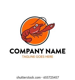 Unique Lobster Logo Template