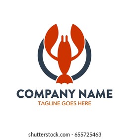 Unique Lobster Logo Template