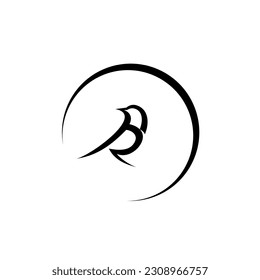 unique logo about alphabet "R" logo vector, can be use on all media because made with high resolution