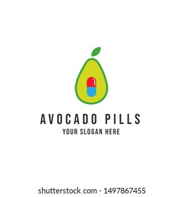 Unique logo for avocado pills
