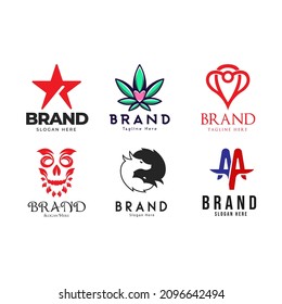 UNIQUE LOGO BUNDLE SIGN SYMBOL IDENTITY