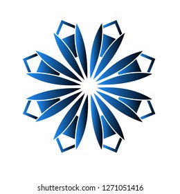 unique logo with unique character