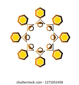 unique logo with unique character