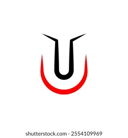 Unique logo combining letter u and lion face, ideal for powerful and professional brand identity.