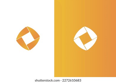 Concepto de logotipo único para su marca, icono comercial abstracto  