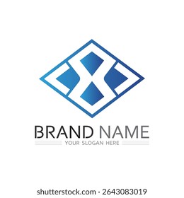 Unique Logo Design Featuring Letter X for Tech and Business Solutions