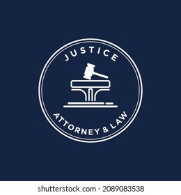 
Unique logo design for law office or lawyer