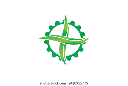 unique logo design leaf idea logo design business design