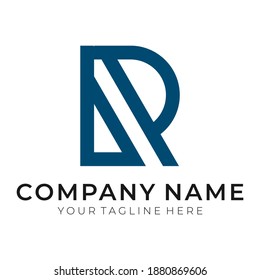 Unique logo design letter R on white background.Eps 10