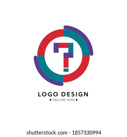 Einzigartiges Logo-Design-Fragezeichen Vector ideal für Unternehmen/Unternehmen/Projekte/Zwecke Niche