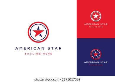 unique logo design or star with circle