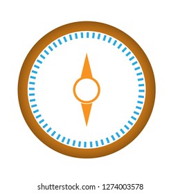 a unique logo design that is smooth with the type of compass and other type