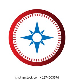 a unique logo design that is smooth with the type of compass and other type