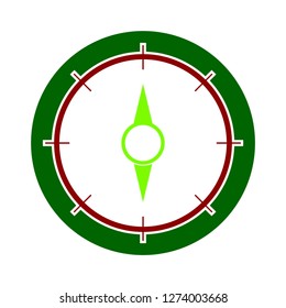 a unique logo design that is smooth with the type of compass and other type