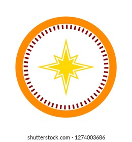 a unique logo design that is smooth with the type of compass and other type