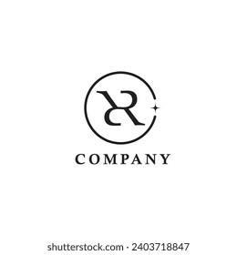 Ein einzigartiges Logo, inspiriert vom Buchstaben R in Variationen mit einem Emblem, geeignet für Ihr Unternehmen
