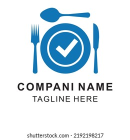 unique logo shaped plate and spoon