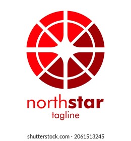 unique logo from star inspiration, abstract in shape, common for logo or identity