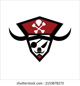 Unique and luxurious character mascot design logo.