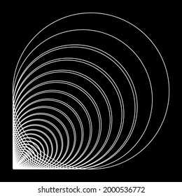 unique and luxurious white line illustration