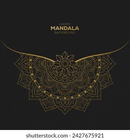 Einzigartiger Luxus Mandala Vektor-Design