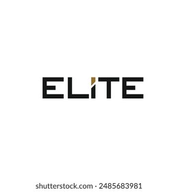 UNIQUE LUXURY MODERN MINIMALIST ELITE TEXT VECTOR