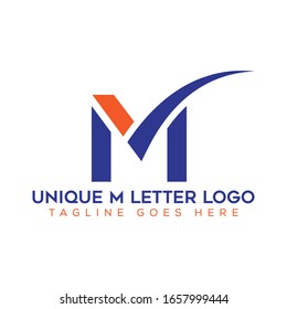 Vorlage für das Design des Logos in M-Buchstaben