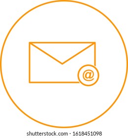Unique Mail 2 Vector Line Icon Stock Vector (Royalty Free) 1618451098 ...
