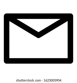 Unique mail icon, illustration, vector