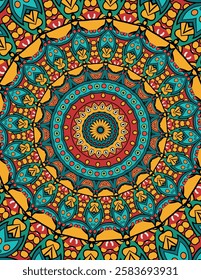 Unique Mandala Art with Complex Geometric Patterns