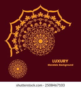 Mandala único con patrón de adorno floral, estilo dibujado a mano para tarjetas de decoración de página, libro, logotipos, Henna, Mehndi, tatuajes.