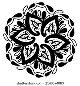 An Unique Mandala or Kaleido Art for Islamic Decorative or Additional Ornament