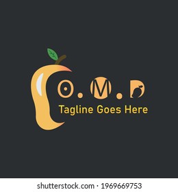 Unique Mango Logo icon Template