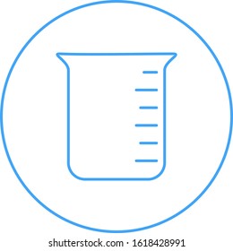 Unique Measure Chemical Vector Line Icon