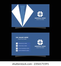 Unique Medical Business Card, Clinic Business Card.