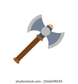 Unique Medieval Axe Design Illustration