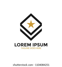 unique military logo vector illustration design. icon