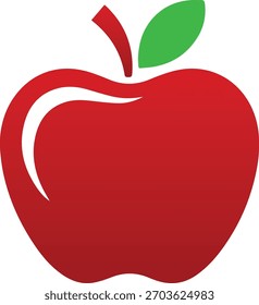  Icono de fruta de manzana mínimo único 