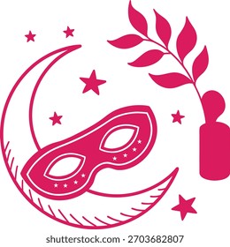 Icono único y mínimo de la hora de dormir